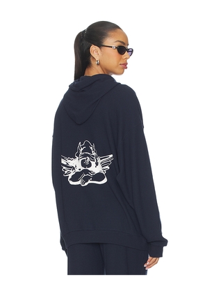 Boys Lie Name Em' Harley Zip Hoodie in Navy. Size XS/S. Also in M/L, XL/XXL.