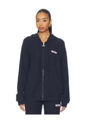 Boys Lie Name Em' Harley Zip Hoodie in Navy. Size XS/S. Also in M/L, XL/XXL.