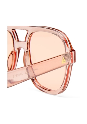 AIRE Whirlpool Sunglasses in Peach.