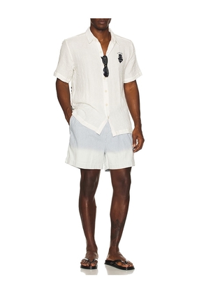 Agua Bendita Jack Shirt in White. Size M. Also in S.