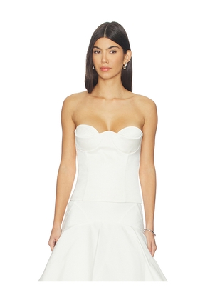 Anna October Raya Corset Top in Ivory. Size S. Also in XS.