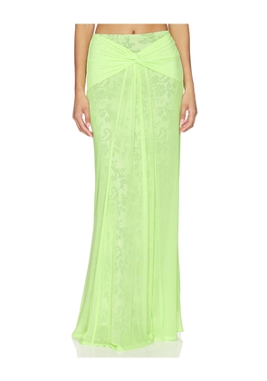 AFRM Amirah Skirt in Green. Size S. Also in XXS, XS, M, L, XL, XXL, 1X.