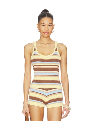 ELCE Reine Tank in Yellow. Size S. Also in XS, M, L.