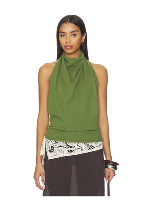 All My Love Tara Shawl Top in Green. Size M. Also in S, L.