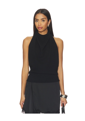 All My Love Tara Shawl Top in Black. Size S. Also in M, L.