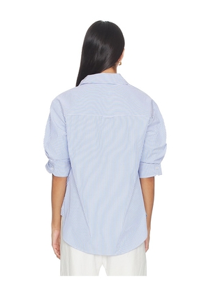 Brochu Walker Pia Shirt in Blue. Size S. Also in XS, M, L.