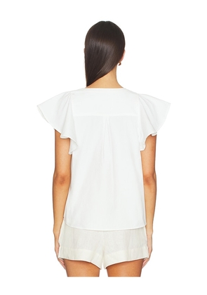 Brochu Walker Darya Top in Ivory. Size XS. Also in L, M, S.