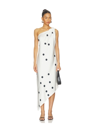 Anna October Mio Midi Dress in Black,White. Size XS. Also in S.