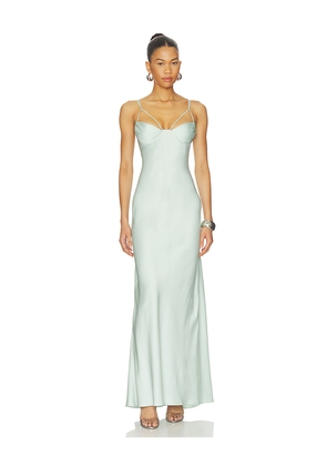 Anna October Akari Maxi Dress in Mint. Size XS. Also in S, M, L.