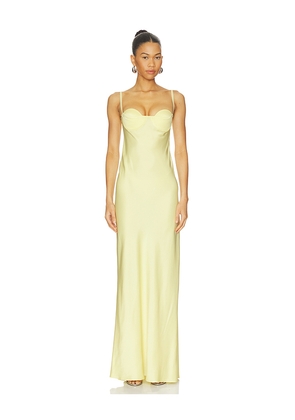 Anna October Levi Maxi Dress in Yellow. Size XS. Also in S, M, L.