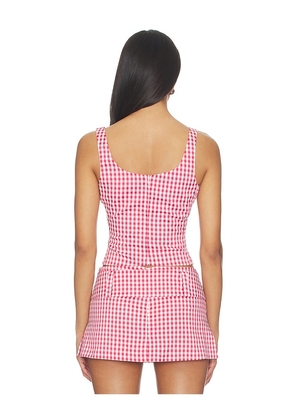 Amanda Uprichard Alistair Top in Red. Size S. Also in M, XS.