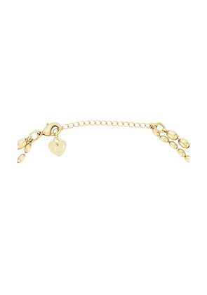 BRACHA Iris Necklace in Unique Color & Gold in Metallic Gold.
