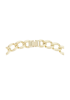 BRACHA Olsen Necklace in Unique Color & Gold in Metallic Gold.