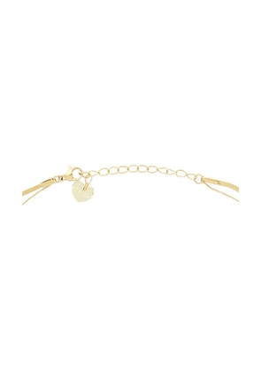 BRACHA Radiance Necklace in Metallic Gold.