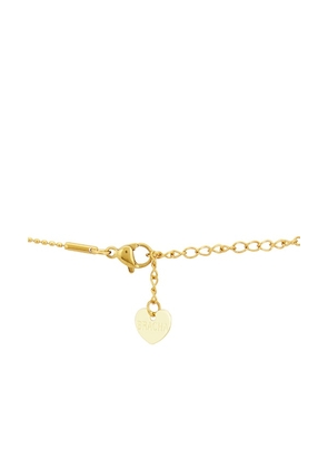 BRACHA Lucky Wish Necklace in Metallic Gold.