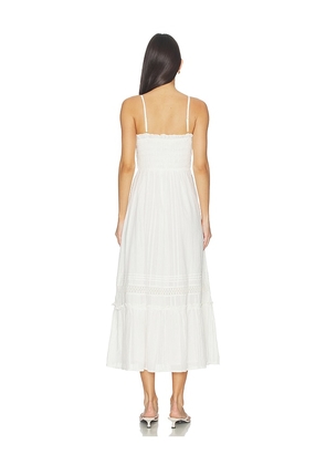 Cleobella Magnolia Ankle Dress in Ivory. Size XS. Also in L, M, S.