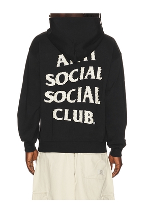 Anti Social Social Club Clutching Pearls Hoodie in Black. Size S. Also in M, L, XL/1X.