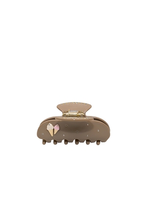 Emi Jay Sweetheart Clip in Brown.