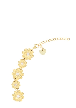 BRACHA Mya Necklace in Unique Color & Gold in Metallic Gold.