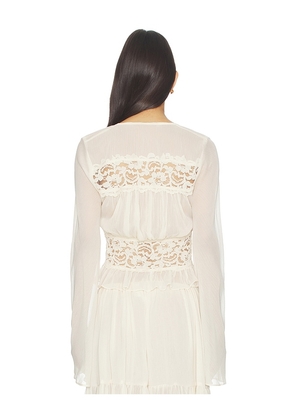 Arcina Ori Alessandra Top in Cream. Size XS. Also in S.