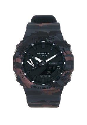 G-Shock GA2100 Camo Series Watch in Grey.