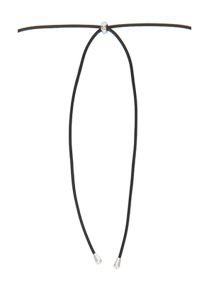 Cendre Winona Necklace in Metallic Silver.