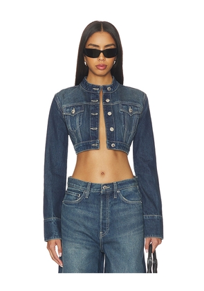 EB Denim Hannah Jacket in Blue. Size XS. Also in S, M.