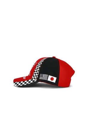 CPTN Apparel Crf Racing Hat in Red,Black.