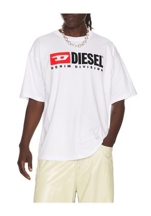 Diesel T-boxt-div T-shirt in White. Size M. Also in L, XL/1X, XXL/2X.