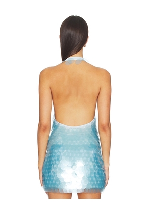 CULTNAKED Paloma Top in Blue. Size XS. Also in M, S.