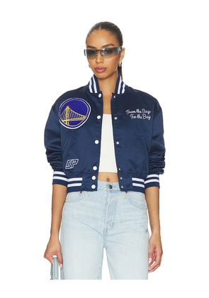 DANNIJOPRO The Bomber Jacket in Blue. Size XS. Also in S, M, L.