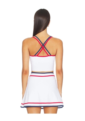BEACH RIOT Oslo Top in White. Size XS. Also in S, M, L, XL.