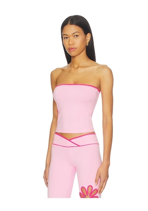 I.AM.GIA Daisy Boob Tube in Pink. Size S. Also in XXS, XS, M, L, XL.