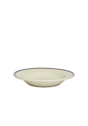 Fish's Eddy Checkerboard Soup Bowl in Cream.