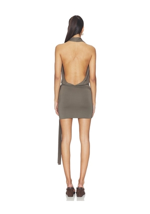 Geel Polly Dress in Olive. Size S. Also in L, M, XL, XS.
