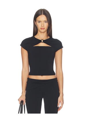 FRAME x Alexandra Leclerc The Casino Top in Black. Size L. Also in XL.