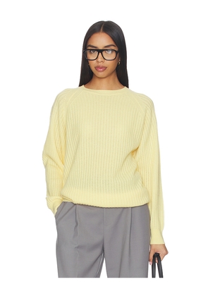 FRAME The Cashmere Sunbeam Sweater in Lemon. Size S. Also in XS, M, L.