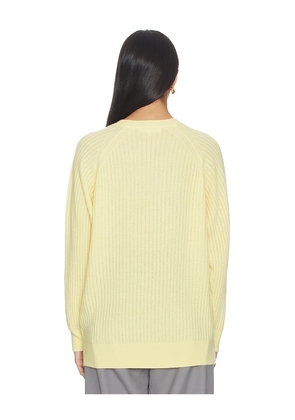 FRAME The Cashmere Sunbeam Sweater in Lemon. Size S. Also in XS, M, L.