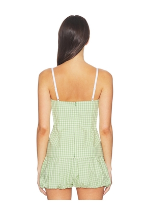 SIMKHAI Charlee Bustier Top in Green. Size S. Also in M, XS.