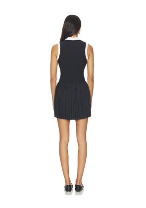 Goldbergh x REVOLVE Plisse Dress in Black & White. Size XS. Also in L, M, S, XL.