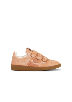 Isabel Marant Beth Sneaker in Peach. Size 36. Also in 37, 38, 39, 40.