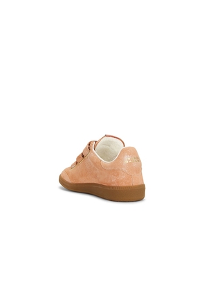 Isabel Marant Beth Sneaker in Peach. Size 36. Also in 37, 38, 39, 40.