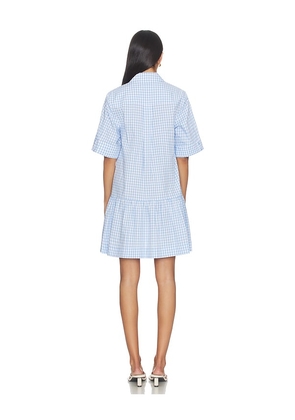 SIMKHAI Criss Mini Dress in Blue. Size XS. Also in S.