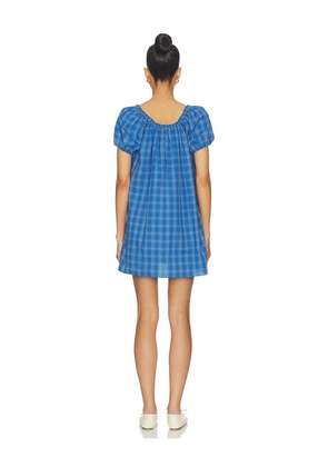 FAITHFULL Costa Mini Dress in Blue. Size S. Also in XS, L.