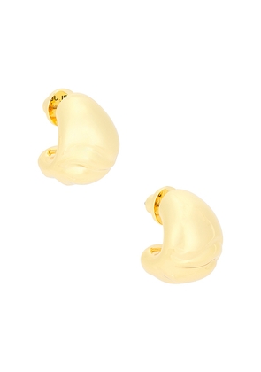 Jenny Bird Nelle Hoops in Metallic Gold.