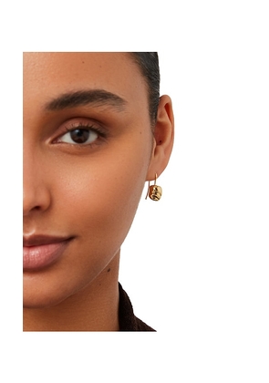 Jenny Bird Rue Drop Earrings in Metallic Gold.