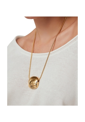 Jenny Bird Rue Pendant Necklace in Metallic Gold.