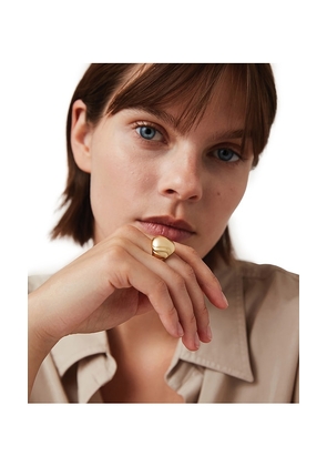 Jenny Bird Nelle Ring in Metallic Gold. Size 6. Also in 7, 8.