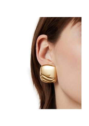 Jenny Bird Rue Earrings in Metallic Gold.
