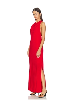 Helmut Lang Knot Dress in Red. Size XS. Also in L, M, S.